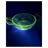 Princess house clear glass set that GLOWS