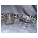 Princess house clear glass set that GLOWS