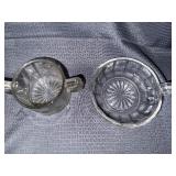 Princess house clear glass set that GLOWS