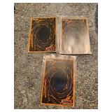 Obelisk the Tormentor, The Winged Dragon of Ra, Slifer the Sky Dragon- Set of 3 Yu-Gi-Oh! cards