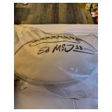 Ed McDaniel #58 Signed Football