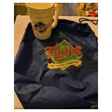 1991 Twins cup with Drawstring bag