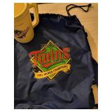 1991 Twins cup with Drawstring bag