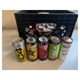 Crate of Energy Drinks