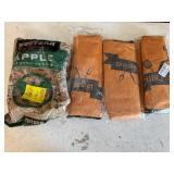 Dura Flame Log,3 bags Charcoal & Meat Blankets