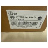 6x Brineless Pitted Kalamata Olives