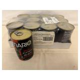 12x Mario Small Pitted Black Olives