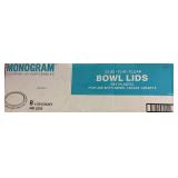 8x 50ct 32oz Flat Clear Bowl Lids