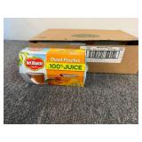 6x Delmonte Dice Peaches Cups