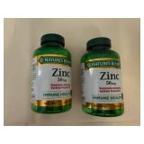 3x 400ct Nature Bounty Zinc-50mg-exp. 7/28