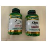 3x 400ct Nature Bounty Zinc-50mg-exp. 7/28