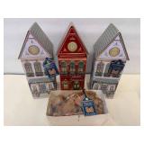 6x 12oz Winter Festive Houses-w/Speculoos House Cookies