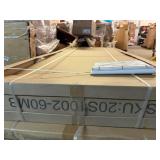 Double Sliding Frameless Shower Door-Matte Black-See Photos For Measurements