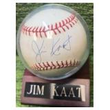Jim Kaat Sweet Spot Autographed Official MLB Rawlings Ball- Minnesota Twins Legend!