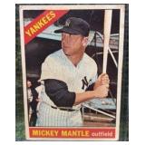 1966 Topps Set-Break # 50 Mickey Mantle  (crease) New York Yankees