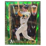 2025 Topps Series 1 Brent Rooker Green Spring Training Green Foilboard 8/99