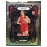 CAITLIN CLARK 2024 Panini WNBA Monopoly Prizm Rookie Indiana Fever #65 RC