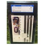 Cris Carter Game Used Jersey Patch (Graded SGC 92 NM/MT) 2000 UD Graded #G-CC