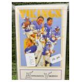 1987 Minnesota Vikings Police Football Trading Cards  Complete Set of 14