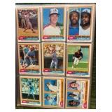 Vintage 1981 Topps Baseball Car Lot in Binder- MIXED LOT
