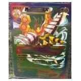 Beedrill Ex HP490 Multi Color Foil Fan Art Display Card RARE