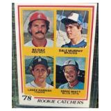 1978 Topps Rookie Catchers Diaz Murphy Parrish Whitt Card #708