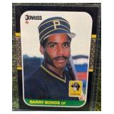 1987 Donruss Barry Bonds Pittsburgh Pirates Rookie Card #361