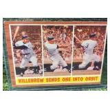1962 Topps #316 Killebrew Sends One Into Orbit Minnesota Twins HOF