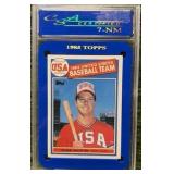 1985 Topps Team USA Mark McGwire Rookie CSA 7