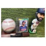Jeff Reardon P #41 Minnesota Twins 1987 World Series Champions  Autographed Baseball & BobbledHead !