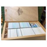 Baseball Cards LOT in Wood Box- 90