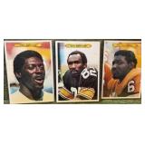1980 Topps GIANT FOOTBALL PHOTO Card 5X7 John Stallworth 14 Pittsburgh Steelers