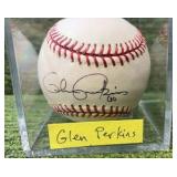 Glen Perkins "00" Sweet Spot Autographed MLB Baseball- Minnesota Twins Pitcher