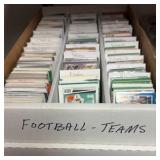 FOOTBALL TEAMS 3 ROW MIX of NFL CARDS !