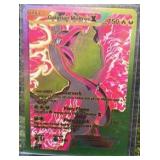 Galarian Moltres X Rainbow Foil Fan Art Card Hp750 Flery Flame