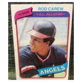 1980 Topps Baseball AL All Star #700 Rod Carew HOF Angels