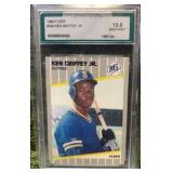 1989 FLEER KEN GRIFFEY JR. ROOKIE CARD #548 USA GRADED 10.0 GEM MT
