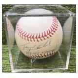 Terry Steinbach Autographed Baseball Inscribed "89 WS Champs!" Oakland Athletics