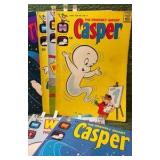 CASPER & WENDY COMIC LOT - VINTAGE-  15+ Comics in Color from the 70