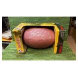 Steve Hutchinson #76 Autographed Minnesota Vikings Wilson NFL Official Football