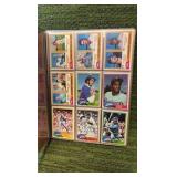 Vintage 1981 Topps Baseball Car Lot in Binder- MIXED LOT