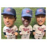 Randy Bush, Al Newman, Tom Tom Brunansky 1987 World Series Edition BOBBLE HEADS Lot of 3!  Minnesota Twins