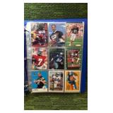 Mixed Sports Lot in Binder Approx. 20+ Pages of All Sports Cards in Holder ! MLB NHL NFL
