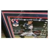 Joe Mauer Framed Display Photo Coin Dirt MLB COA Highland Mint Twins DF024723