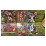 NFL Mixed Lot of 8 Cards in Total- STARS, Inserts, RC