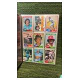 Vintage 1981 Topps Baseball Car Lot in Binder- MIXED LOT
