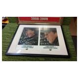 Minnesota Wild Framed Team Photo 200-09 & Framed Autographs from Coaches !
