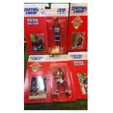 1996 Starting Lineup Action Figures Joe Smith,  Latrell Sprewell, Dino Radja, & Eric Montross