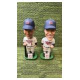 Gene Larkin AUTOGRAPHED!! #9 & Greg Gagne #7 1987 World Series Champions Minnesota Twins BOBBLE HEADS!!
