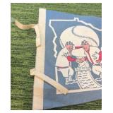 VINTAGE Minnesota Twins Iconic Handshake Logo Pennant !